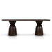 Showcasing Mabuna 2.2m Elm Dining Table - Walnut DT10894-NI Dining Table by Calibre Furniturs