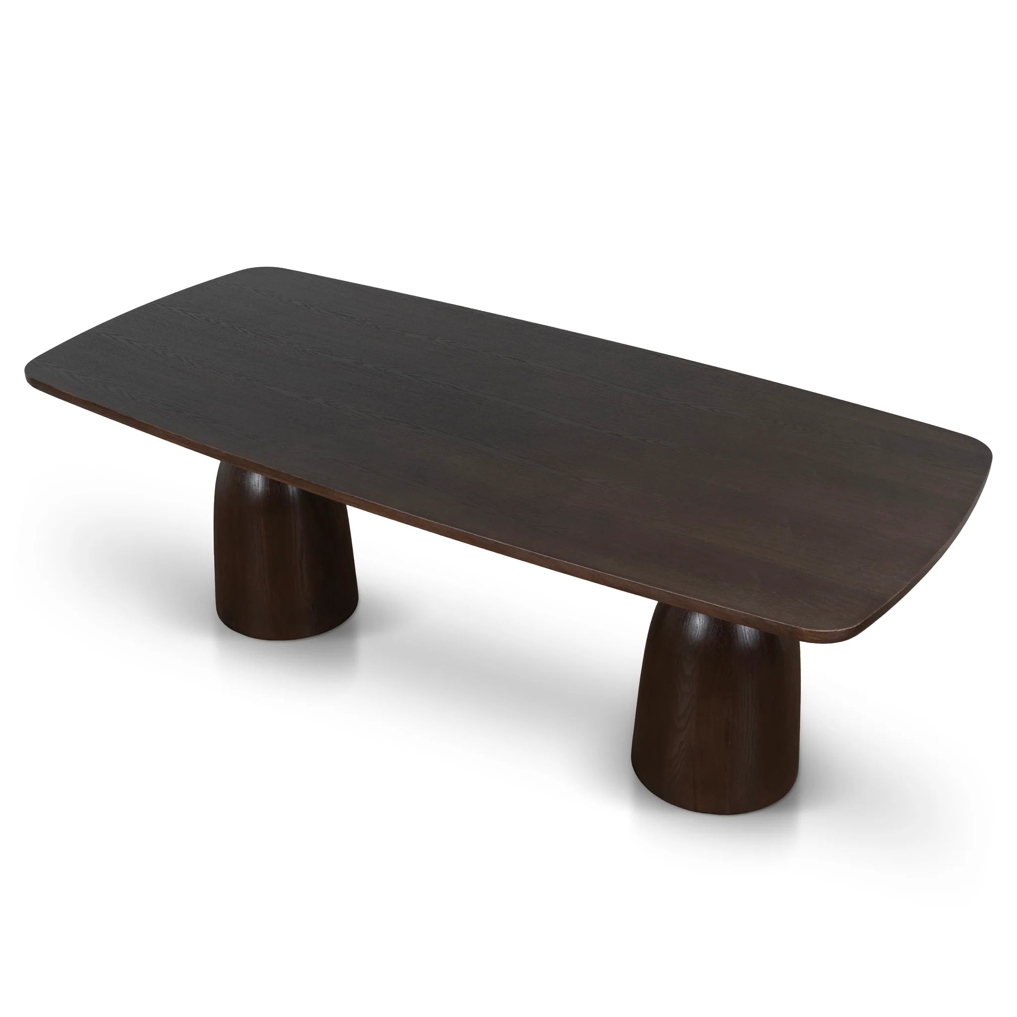 Showcasing Mabuna 2.2m Elm Dining Table - Walnut DT10894-NI Dining Table by Calibre Furniturs