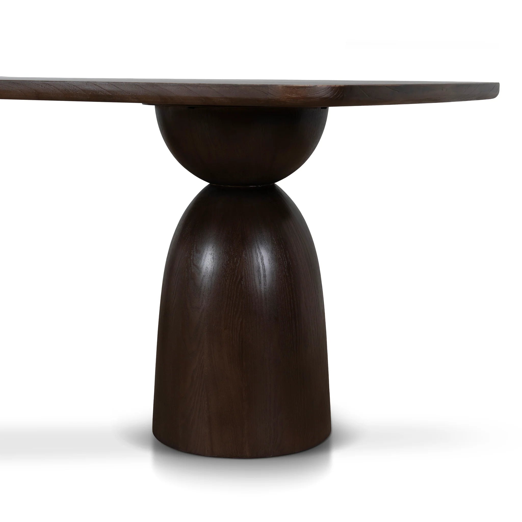 Mabuna 2.2m Elm Dining Table - Walnut