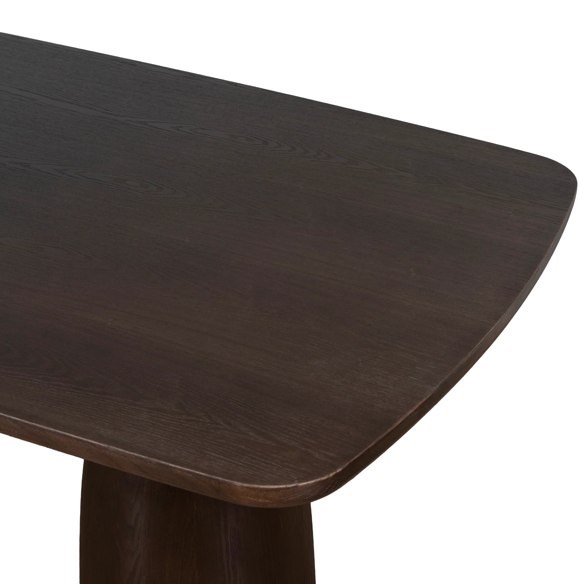 Mabuna 2.2m Elm Dining Table - Walnut