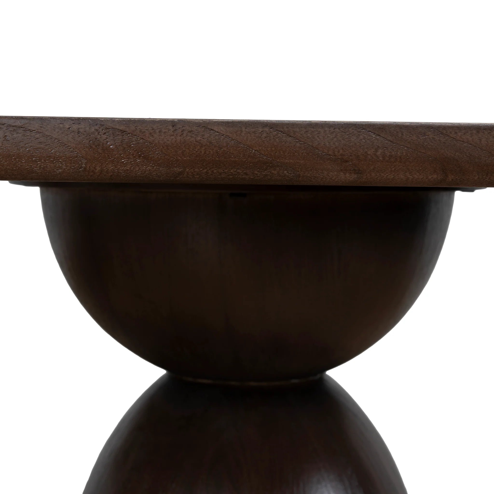 Mabuna 2.2m Elm Dining Table - Walnut