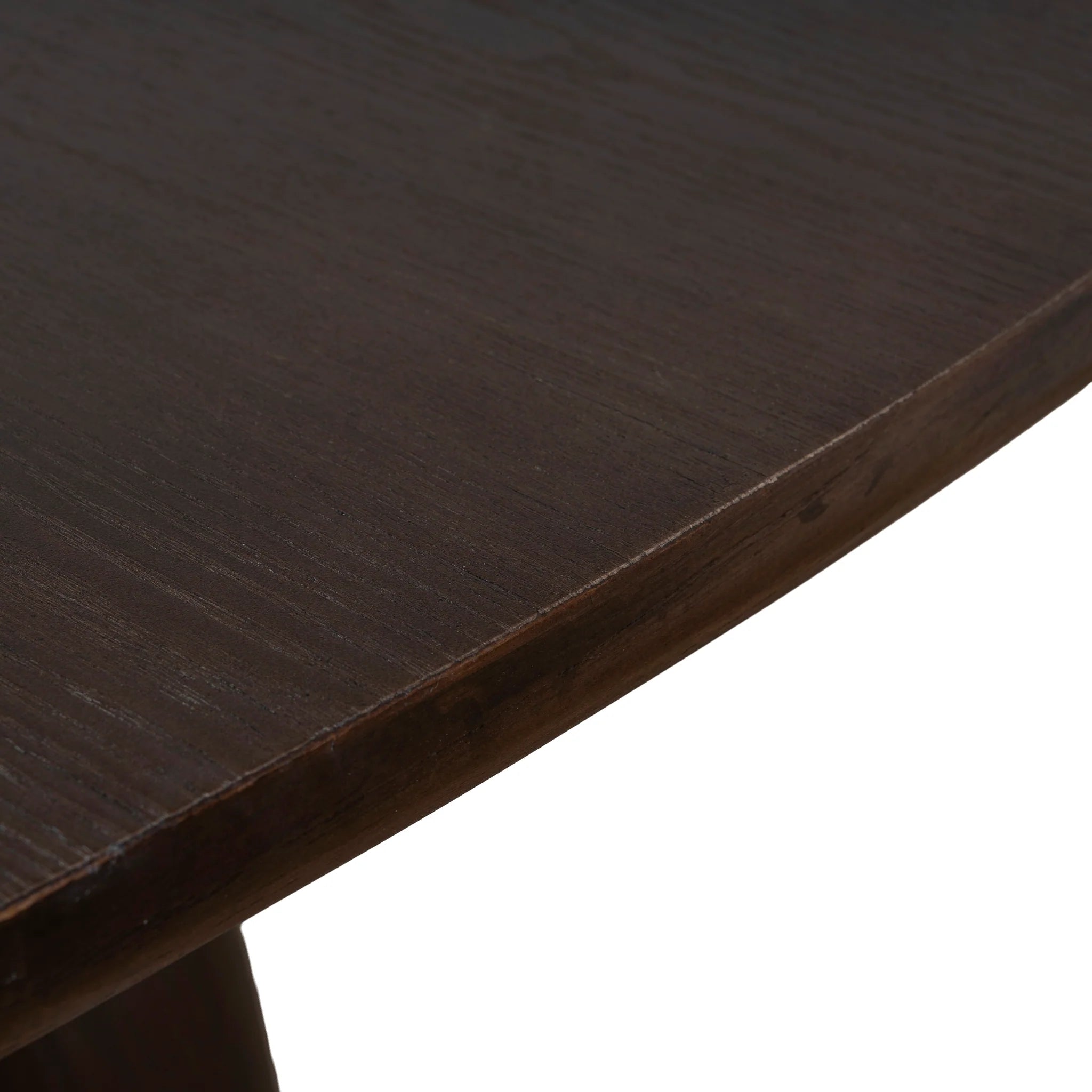 Mabuna 2.2m Elm Dining Table - Walnut