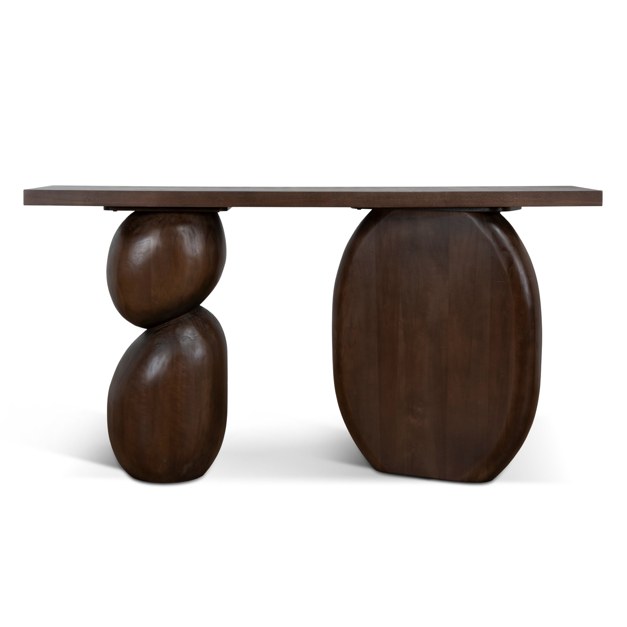 CDT10898-NI 1.6m Elm Console Table - Walnut