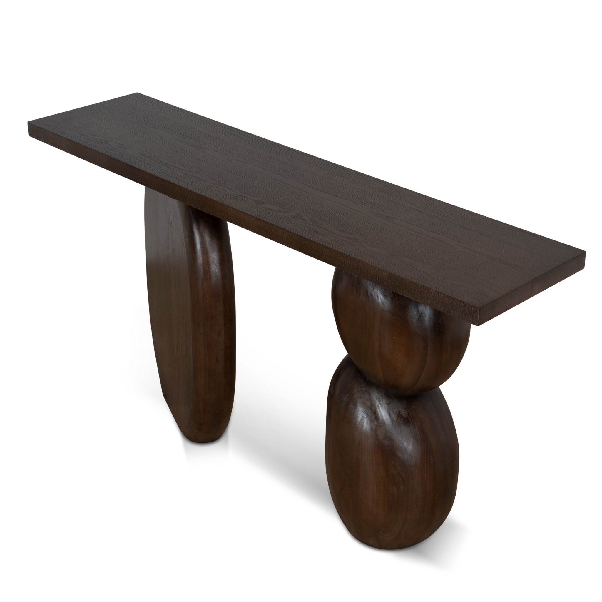 CDT10898-NI 1.6m Elm Console Table - Walnut