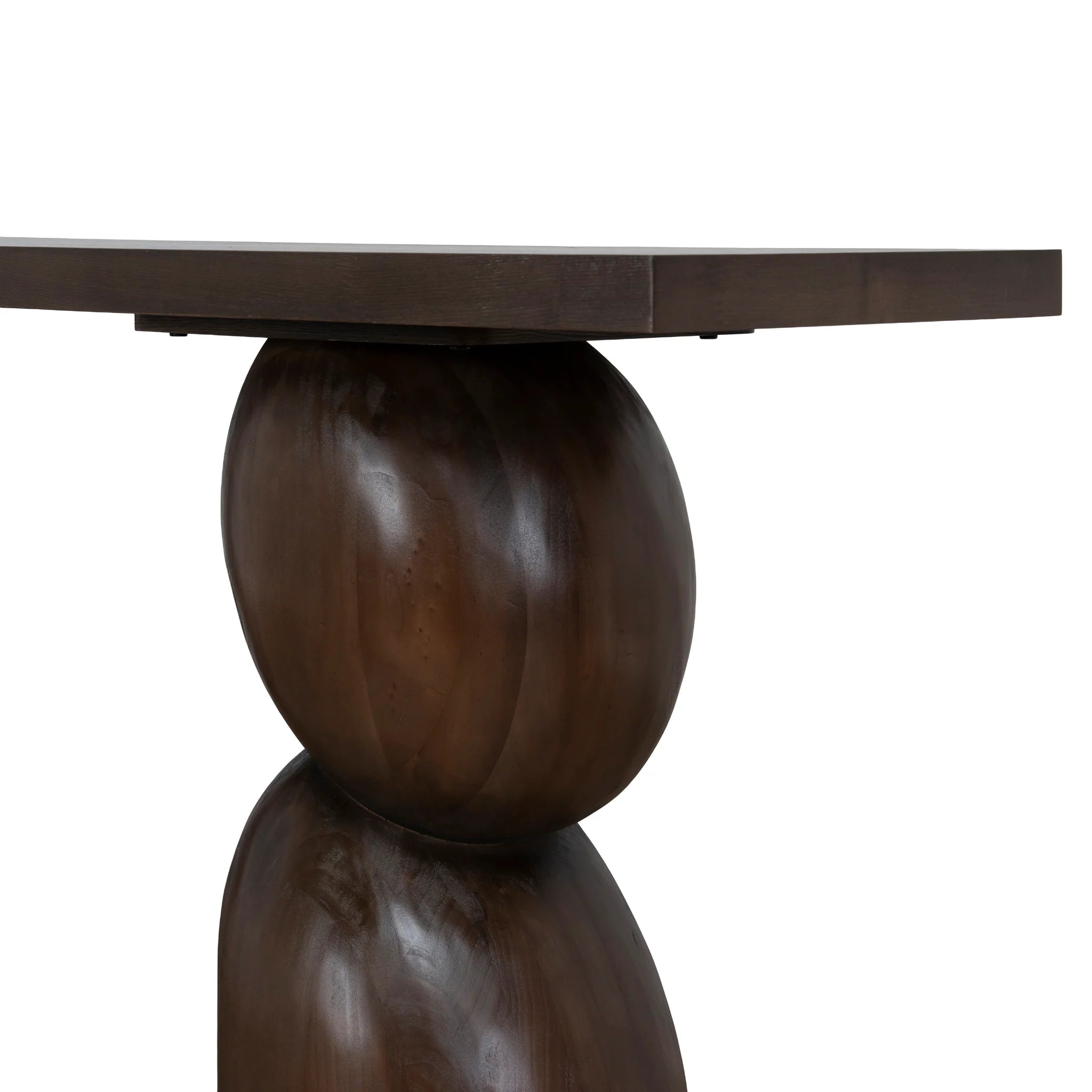 Cetara 1.6m Elm Console Table - Walnut