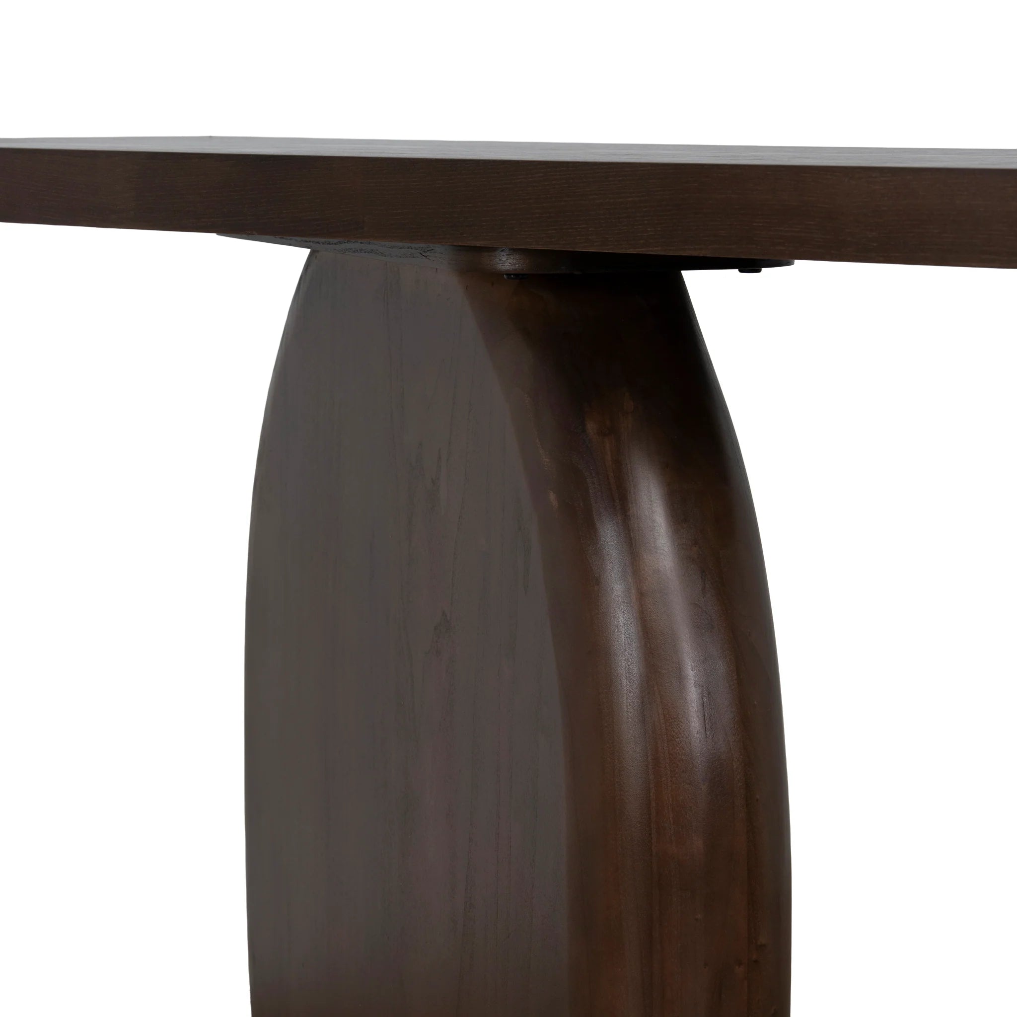 Cetara 1.6m Elm Console Table - Walnut