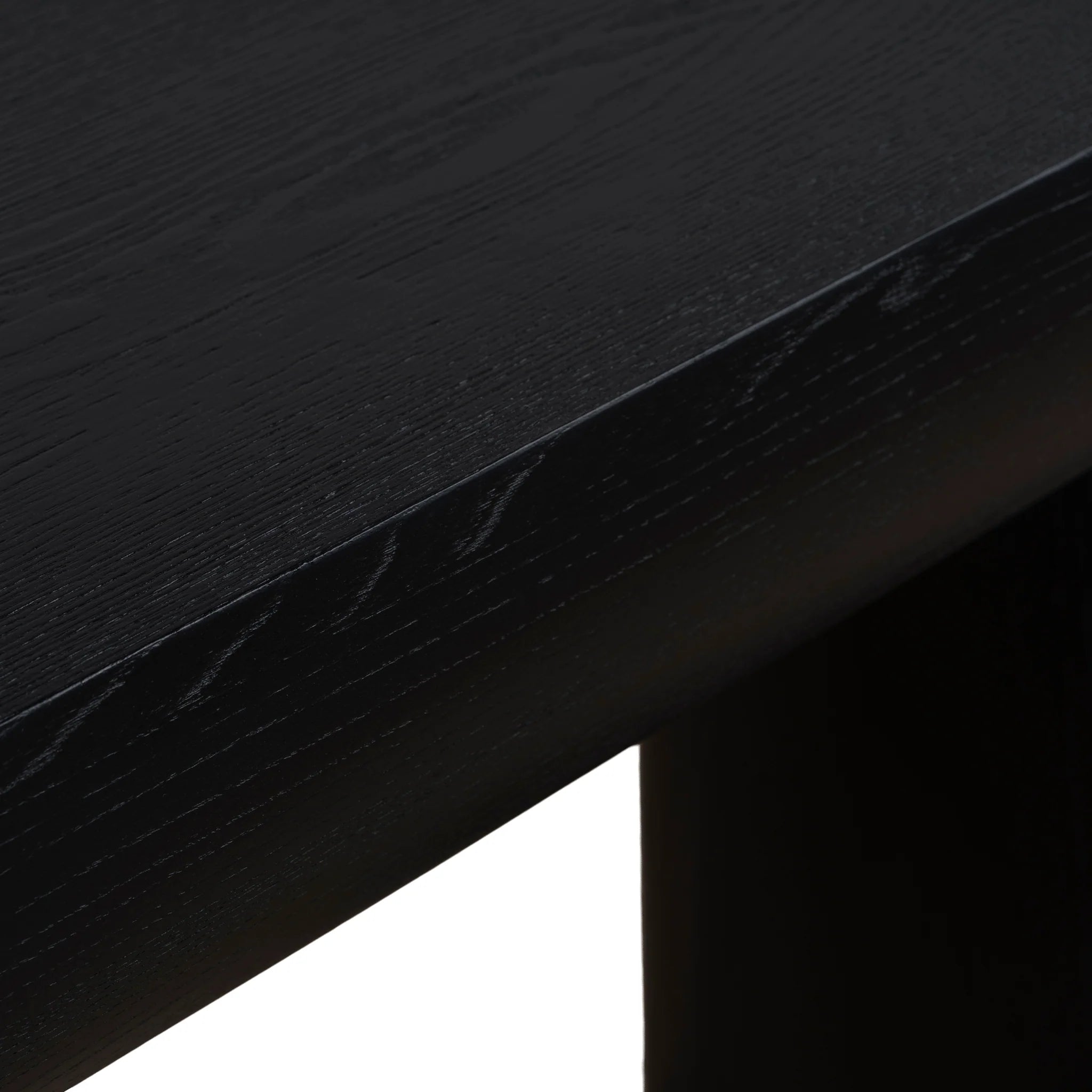 Tarero 1.8m Elm Console Table - Full Black