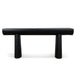 Showcasing Tarero 1.8m Elm Console Table - Full Black DT10901-NI Console Table by Calibre Furniturs