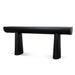 Showcasing Tarero 1.8m Elm Console Table - Full Black DT10901-NI Console Table by Calibre Furniturs
