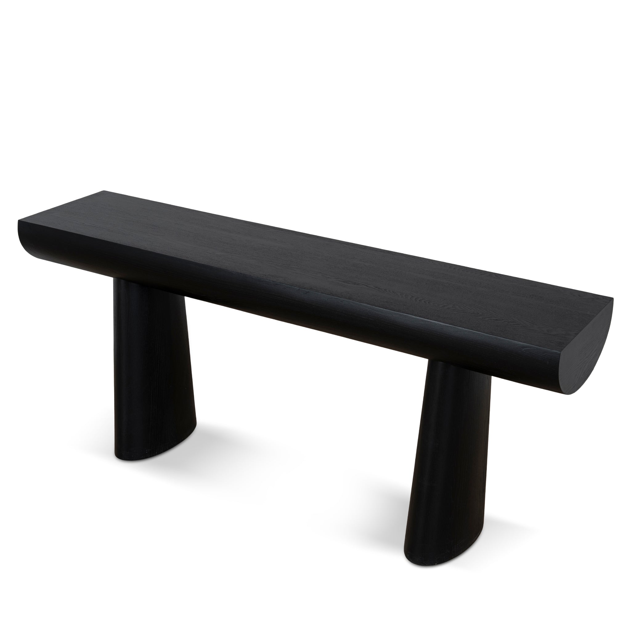 CDT10901-NI 1.8m Elm Console Table - Full Black