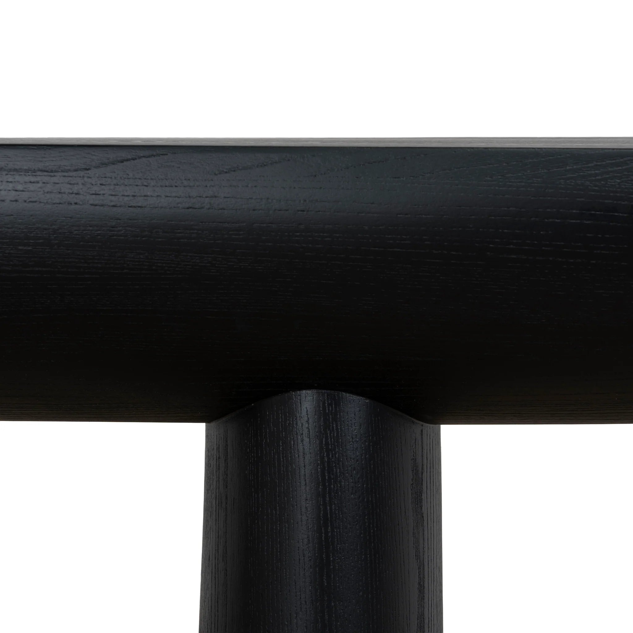 Tarero 1.8m Elm Console Table - Full Black