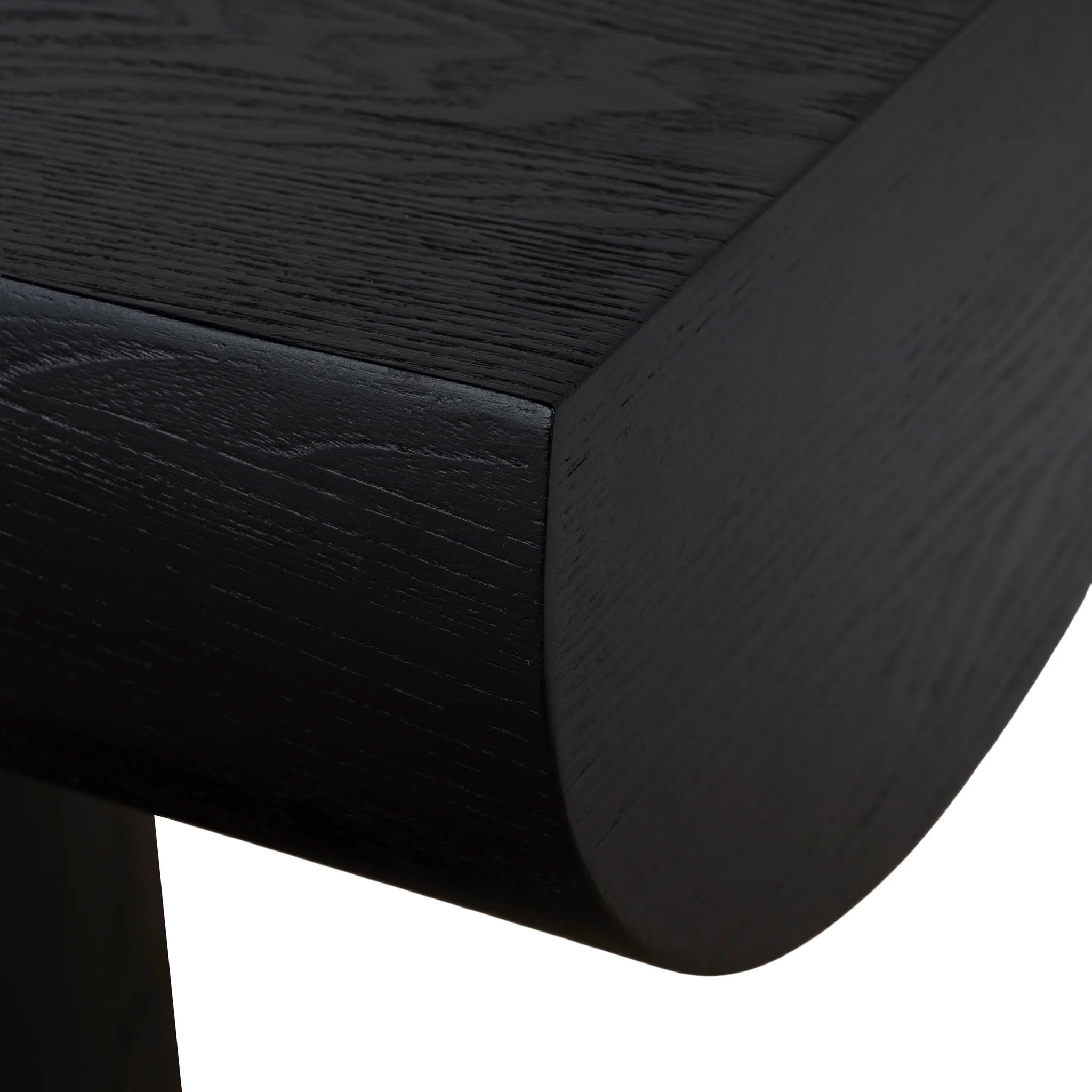 Tarero 1.8m Elm Console Table - Full Black