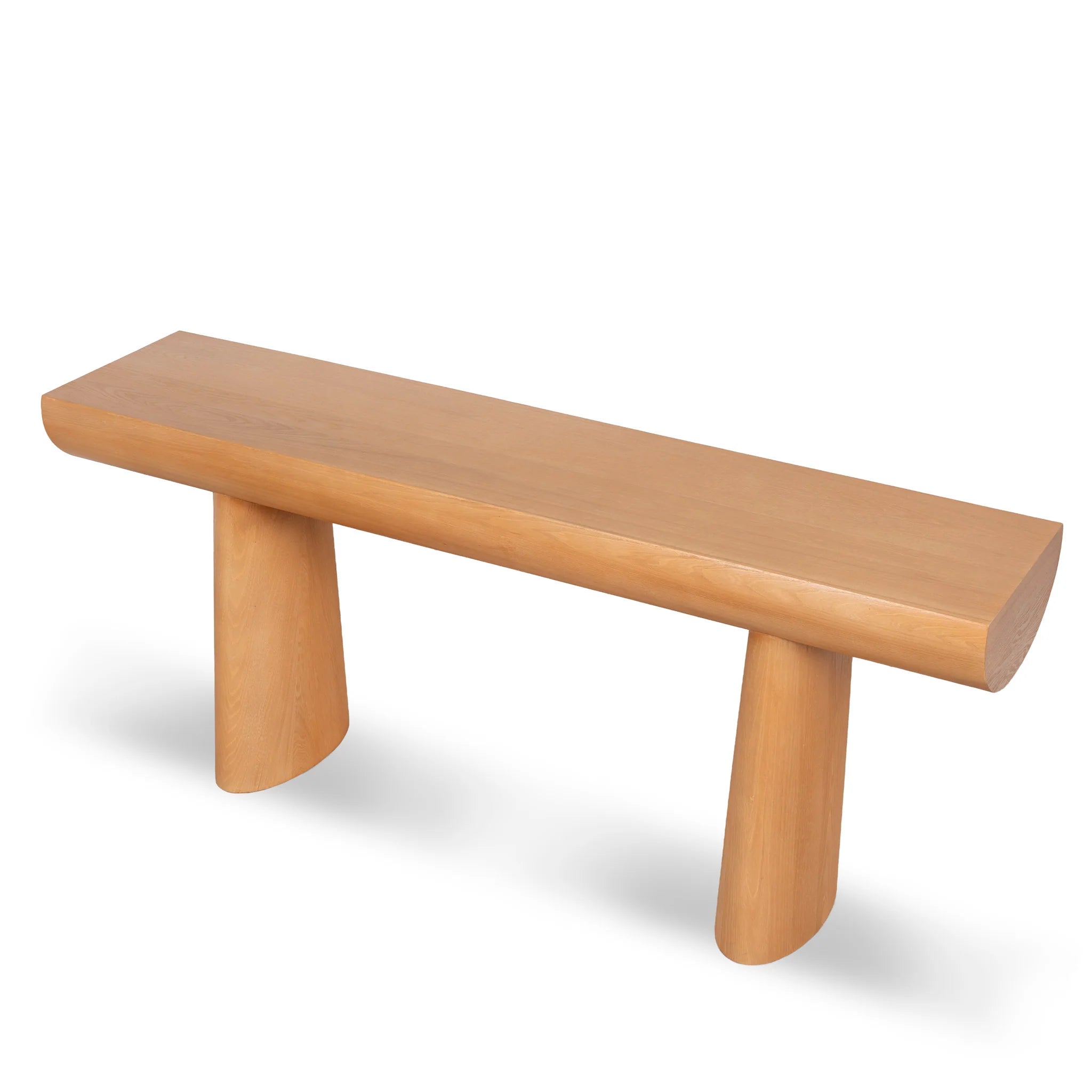 Renilo 1.8m Elm Console Table - Natural