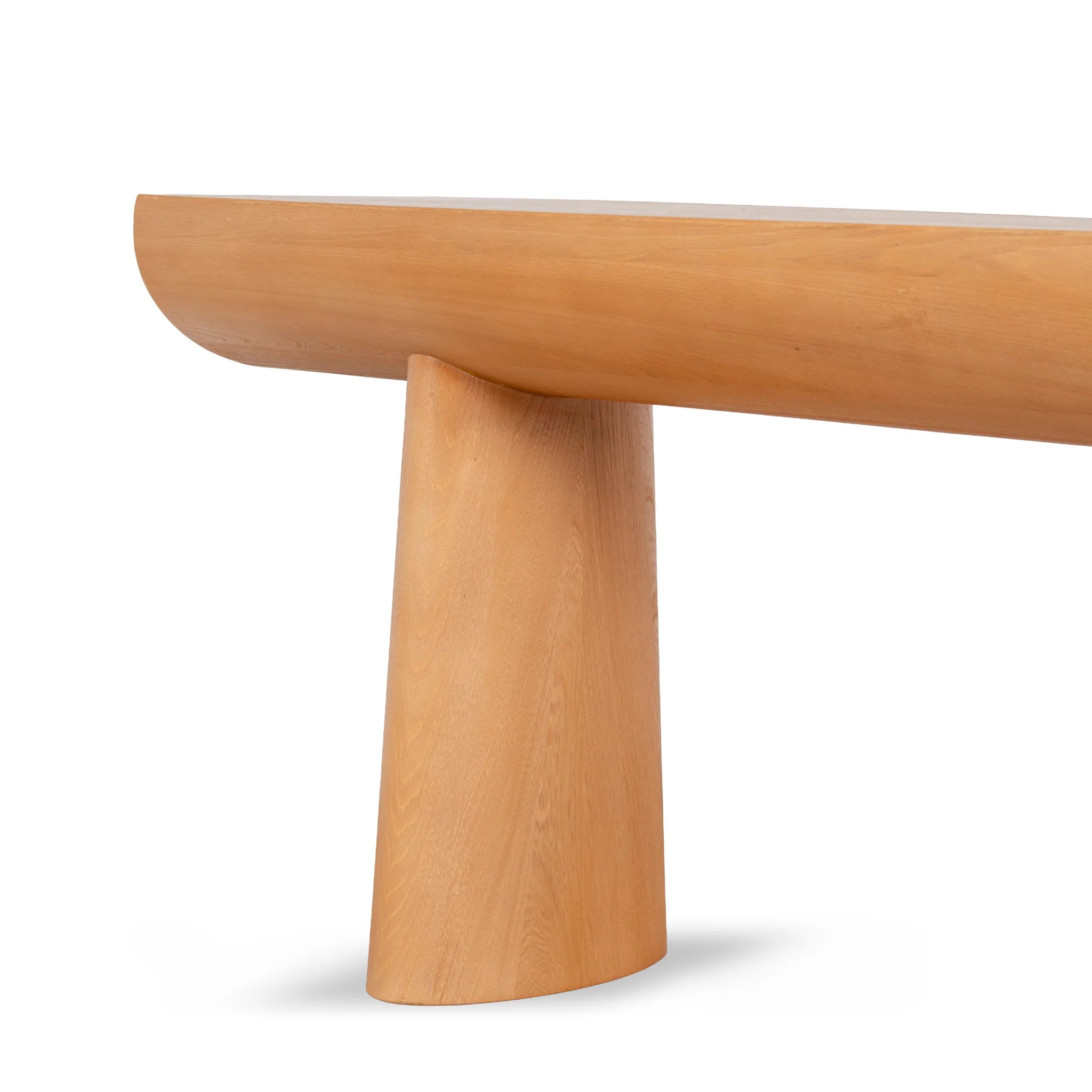 Renilo 1.8m Elm Console Table - Natural
