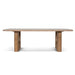 Showcasing Lilomila 2.4m Elm Dining Table - Natural DT10903-NI Dining Table by Calibre Furniturs