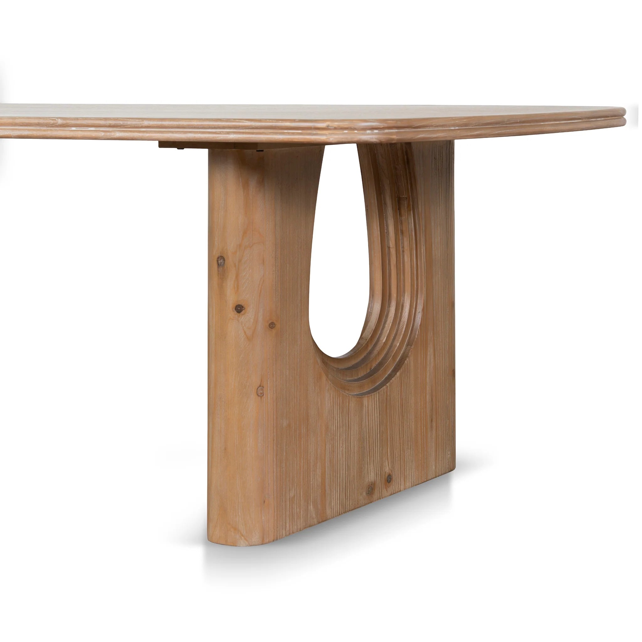 Lilomila 2.4m Elm Dining Table - Natural