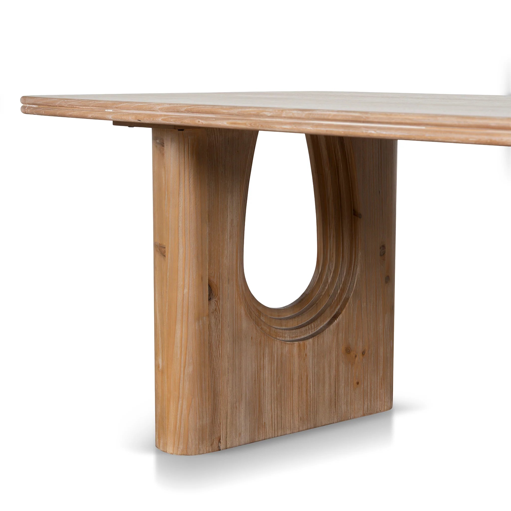 Lilomila 2.4m Elm Dining Table - Natural