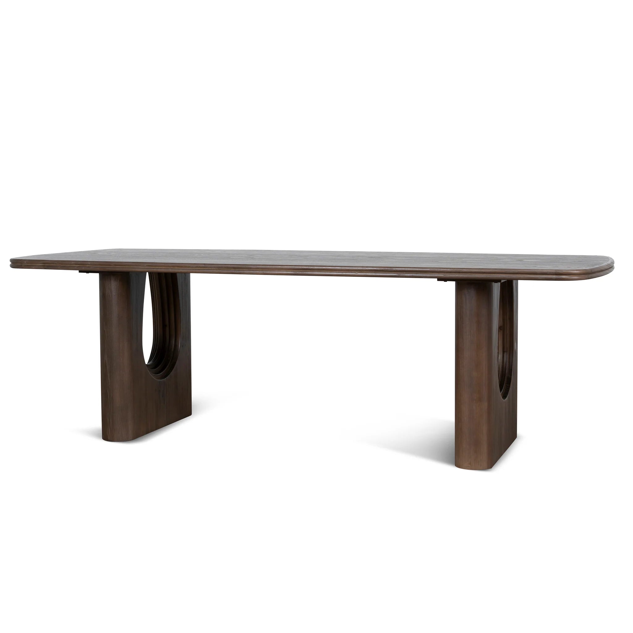 Showcasing Sotala 2.4m Elm Dining Table - Walnut DT10904-NI Dining Table by Calibre Furniturs