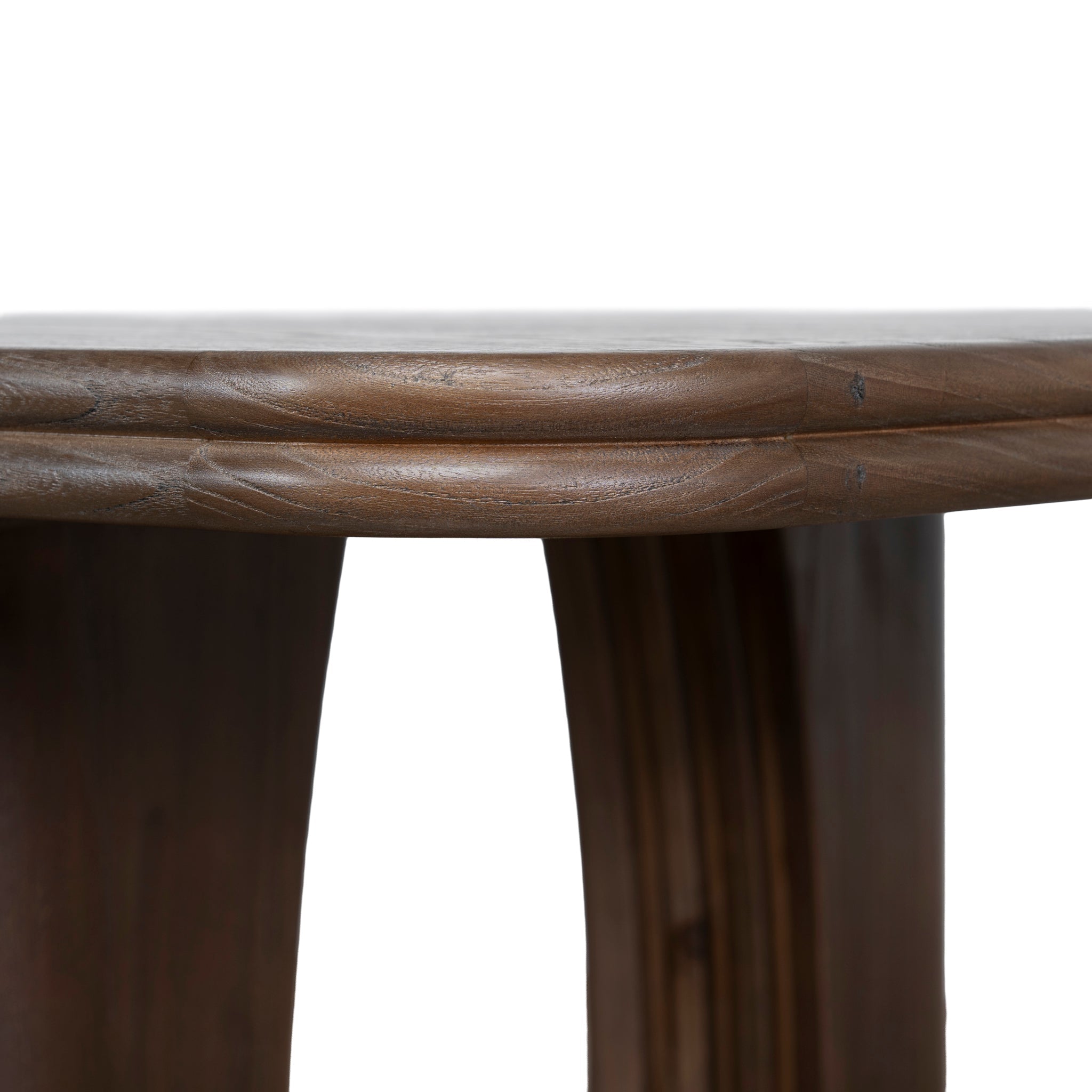 2.4m Elm Dining Table - Walnut - image 8