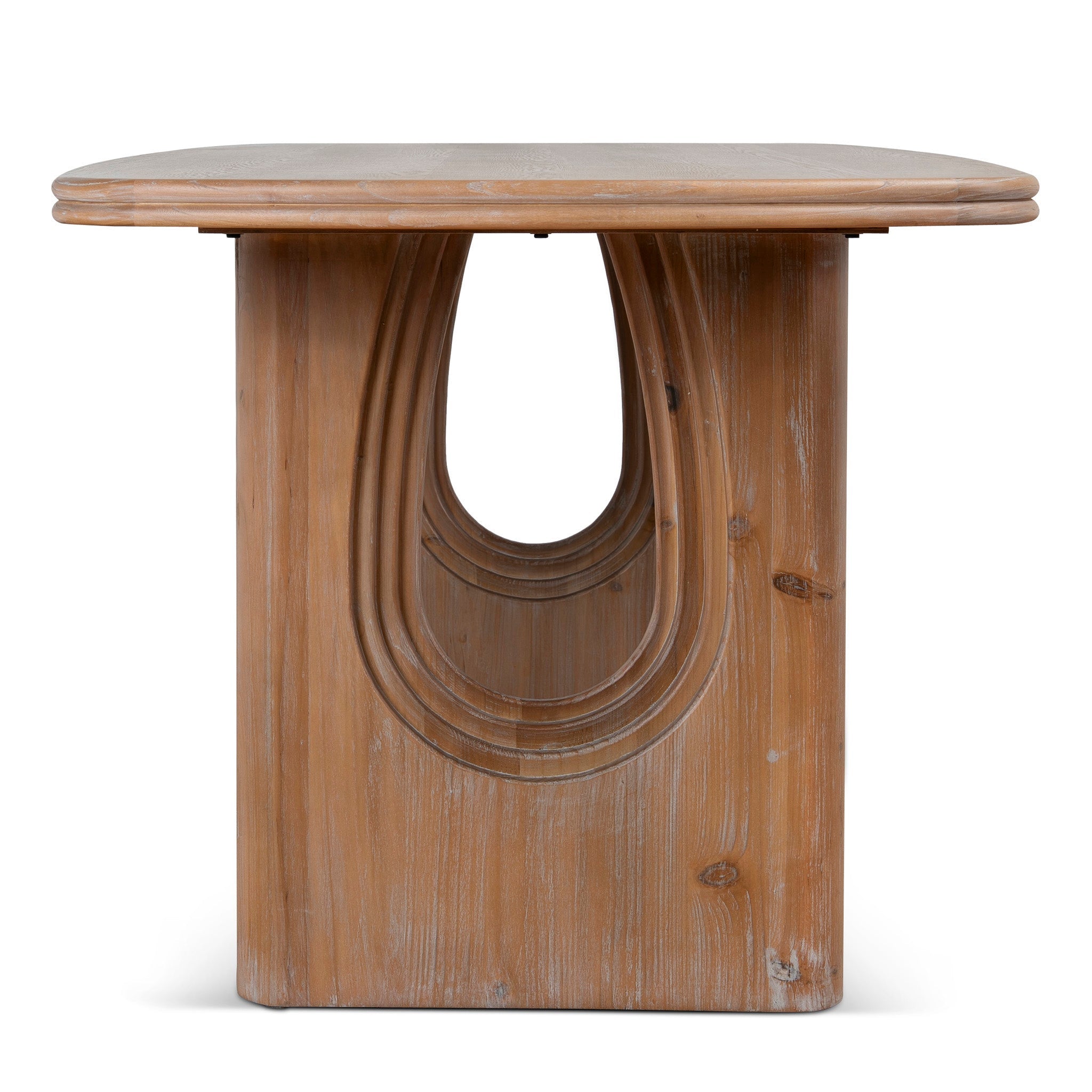 1.8m Elm Dining Table - Natural