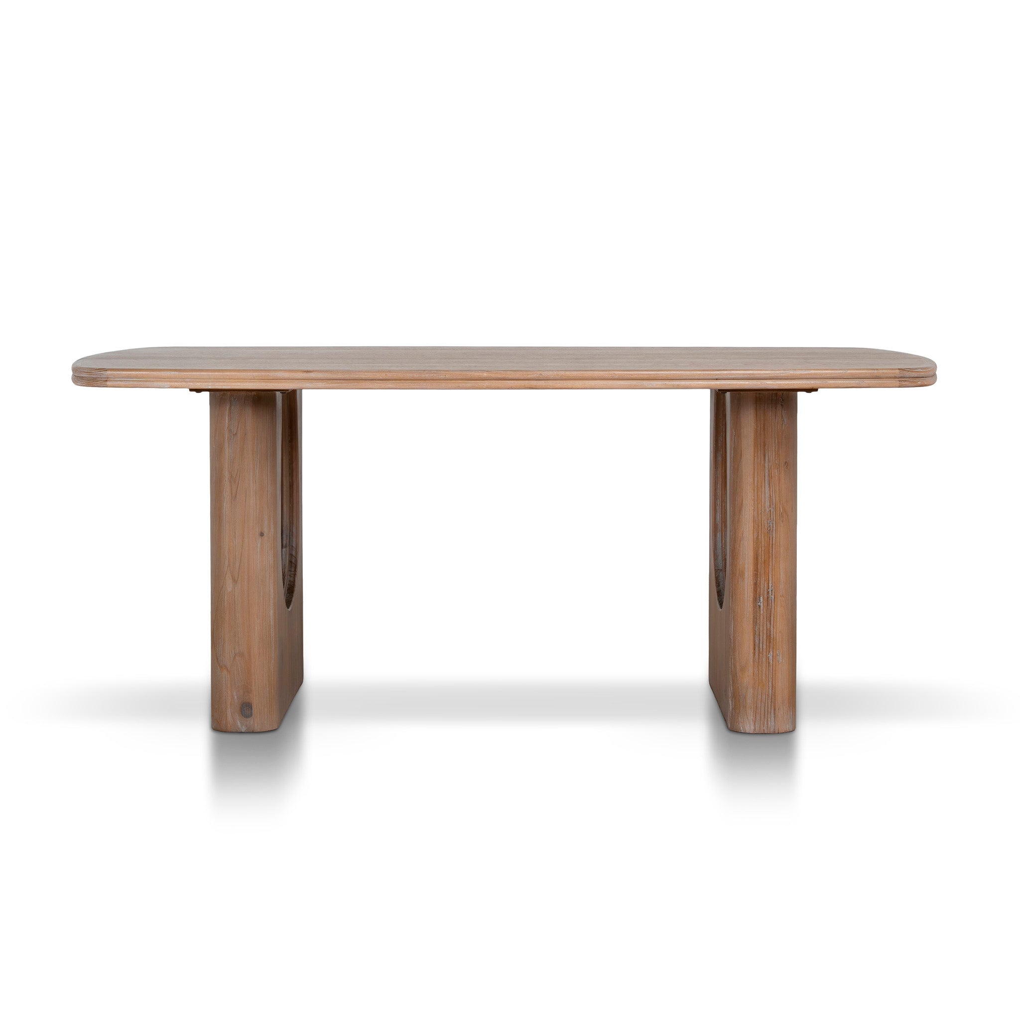 1.8m Elm Dining Table - Natural