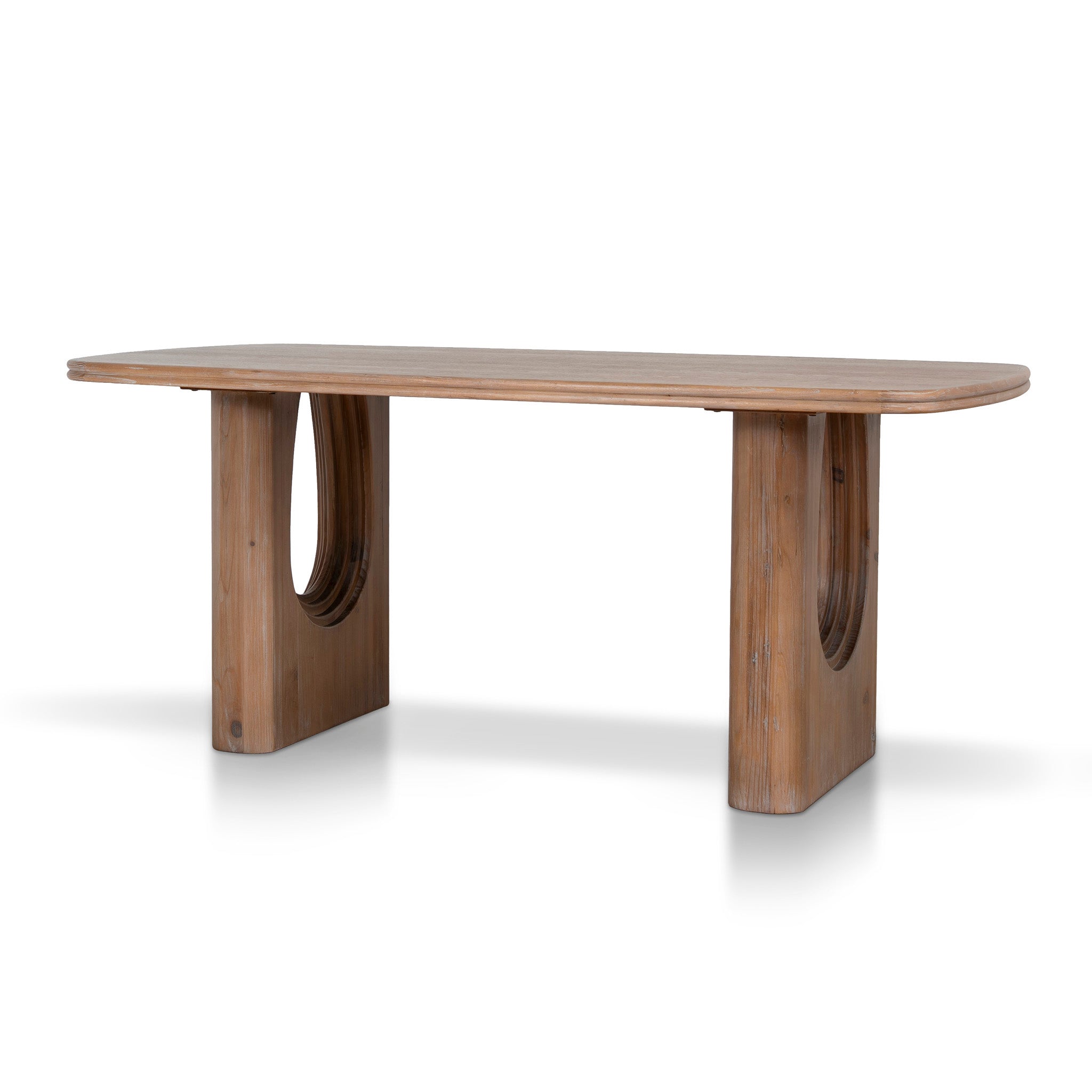 1.8m Elm Dining Table - Natural