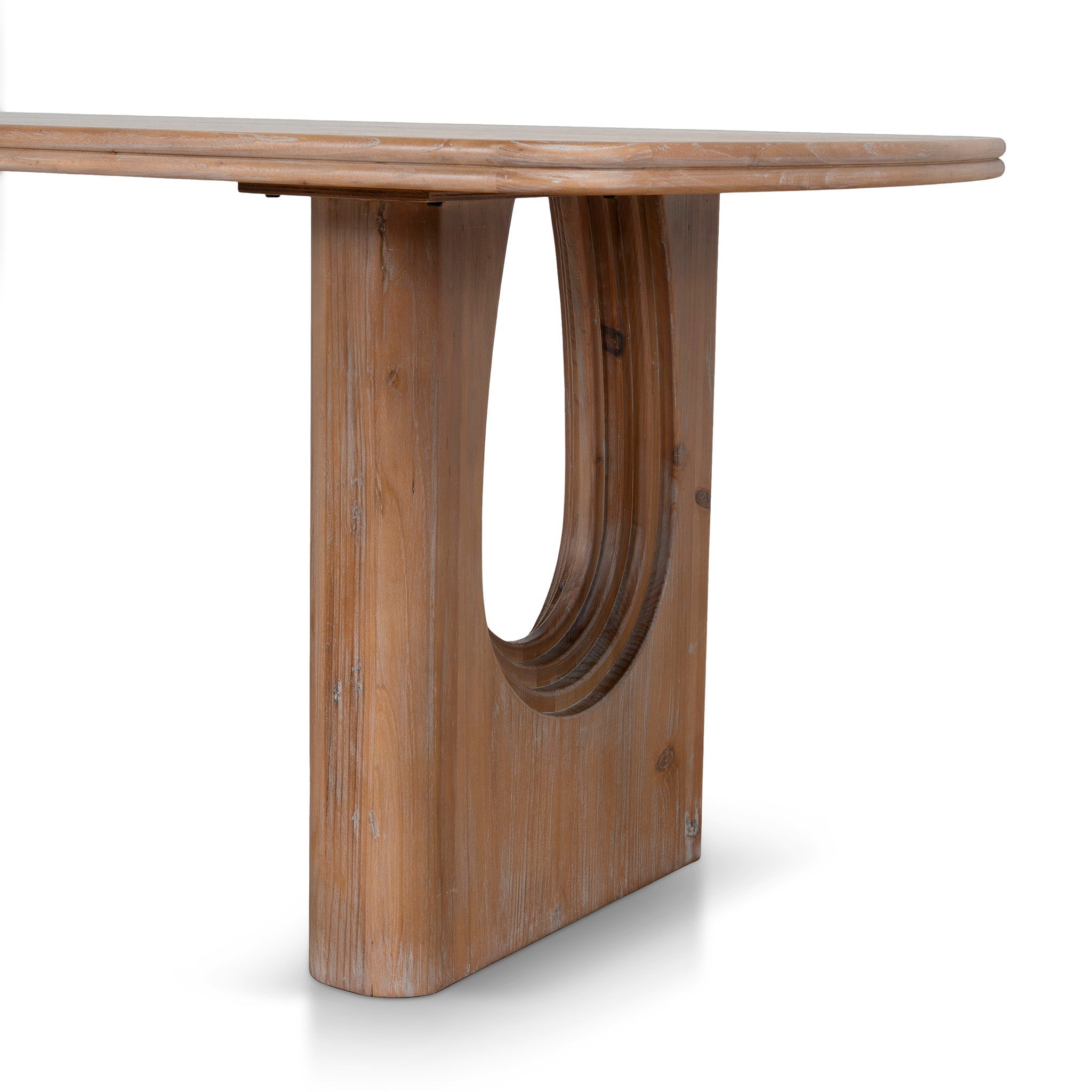 CDT10905-NI 1.8m Elm Dining Table - Natural