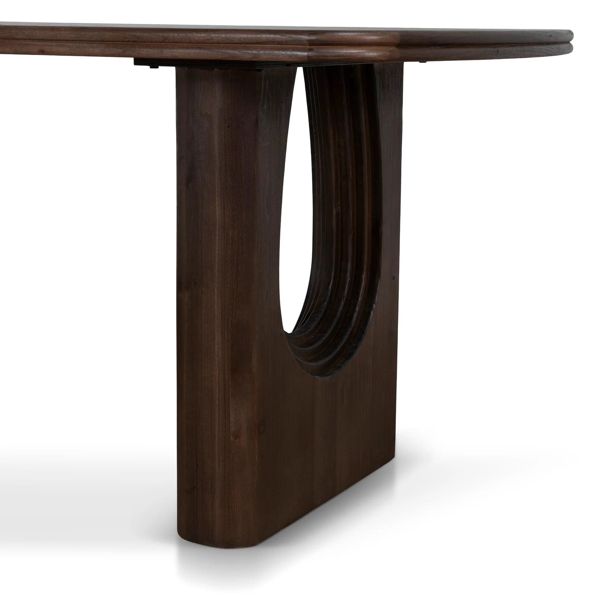 Latalora 1.8m Elm Dining Table - Walnut