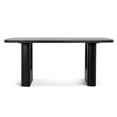 Showcasing Dogutala 1.8m Elm Dining Table - Full Black DT10907-NI Dining Table by Calibre Furniturs