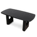 Showcasing Dogutala 1.8m Elm Dining Table - Full Black DT10907-NI Dining Table by Calibre Furniturs