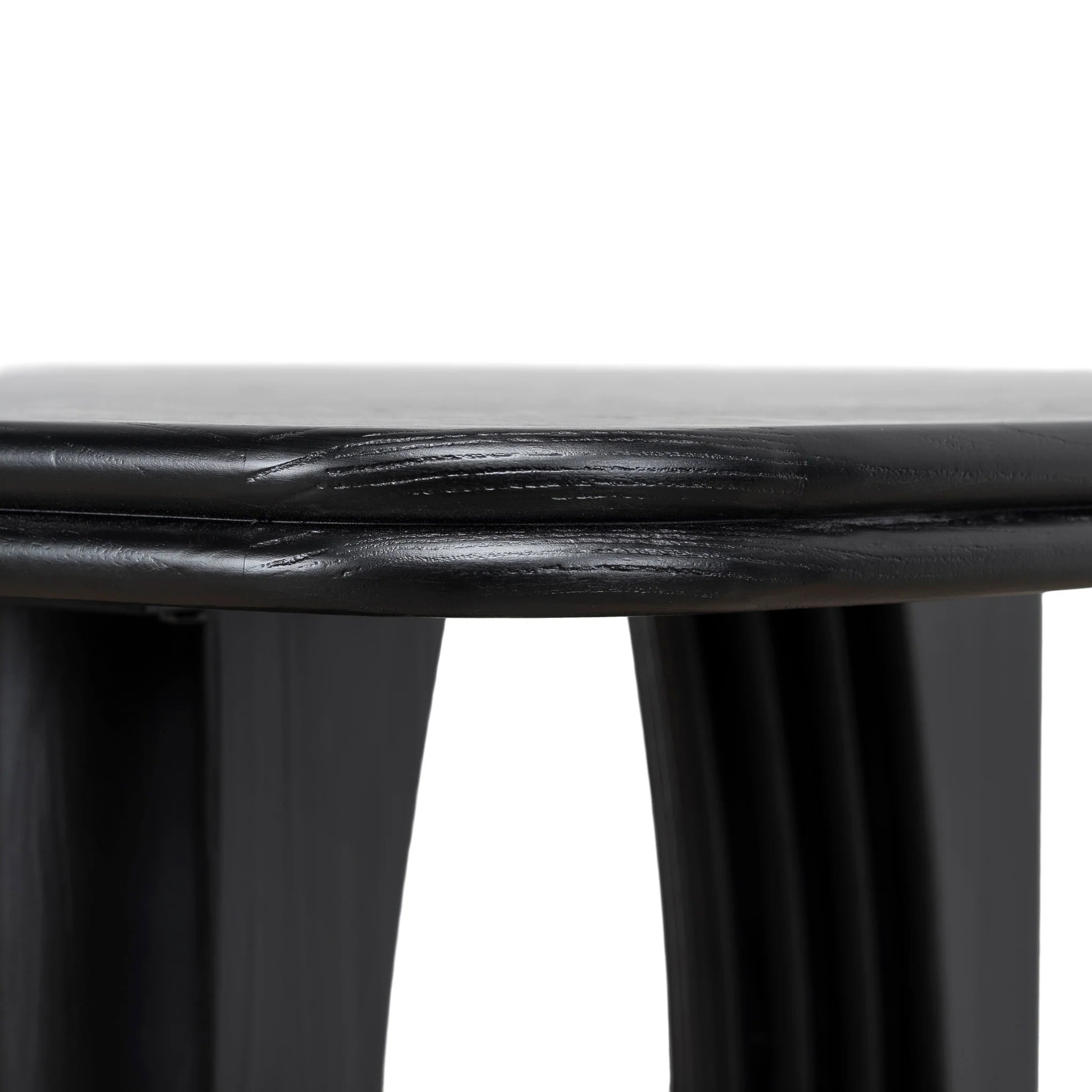 Dogutala 1.8m Elm Dining Table - Full Black