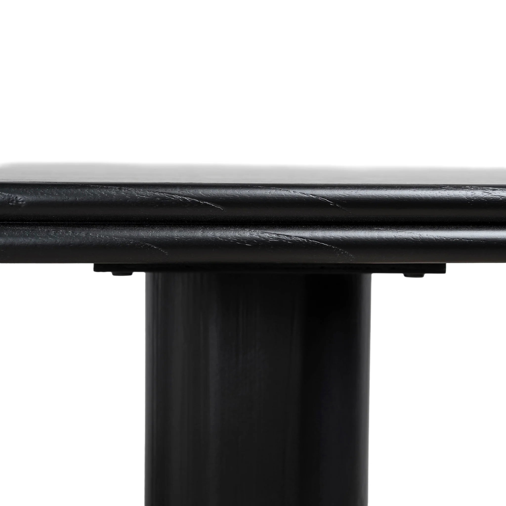 Dogutala 1.8m Elm Dining Table - Full Black