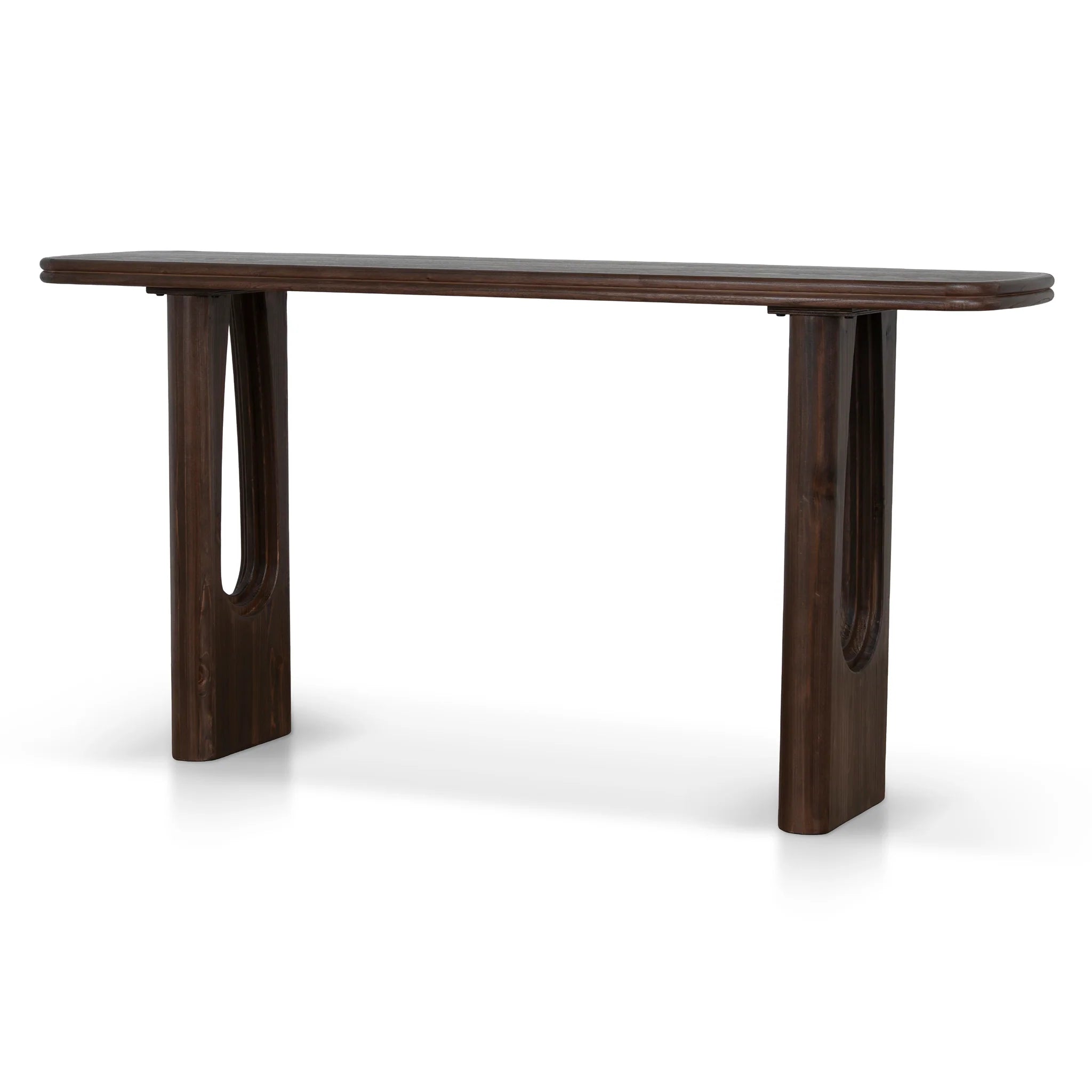Showcasing Beraria 1.6m Console Table - Walnut DT10909-NI Console Table by Calibre Furniturs