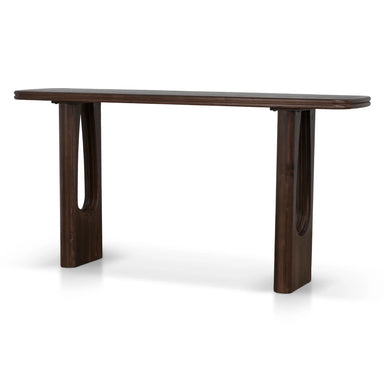 Showcasing Beraria 1.6m Console Table - Walnut DT10909-NI Console Table by Calibre Furniturs
