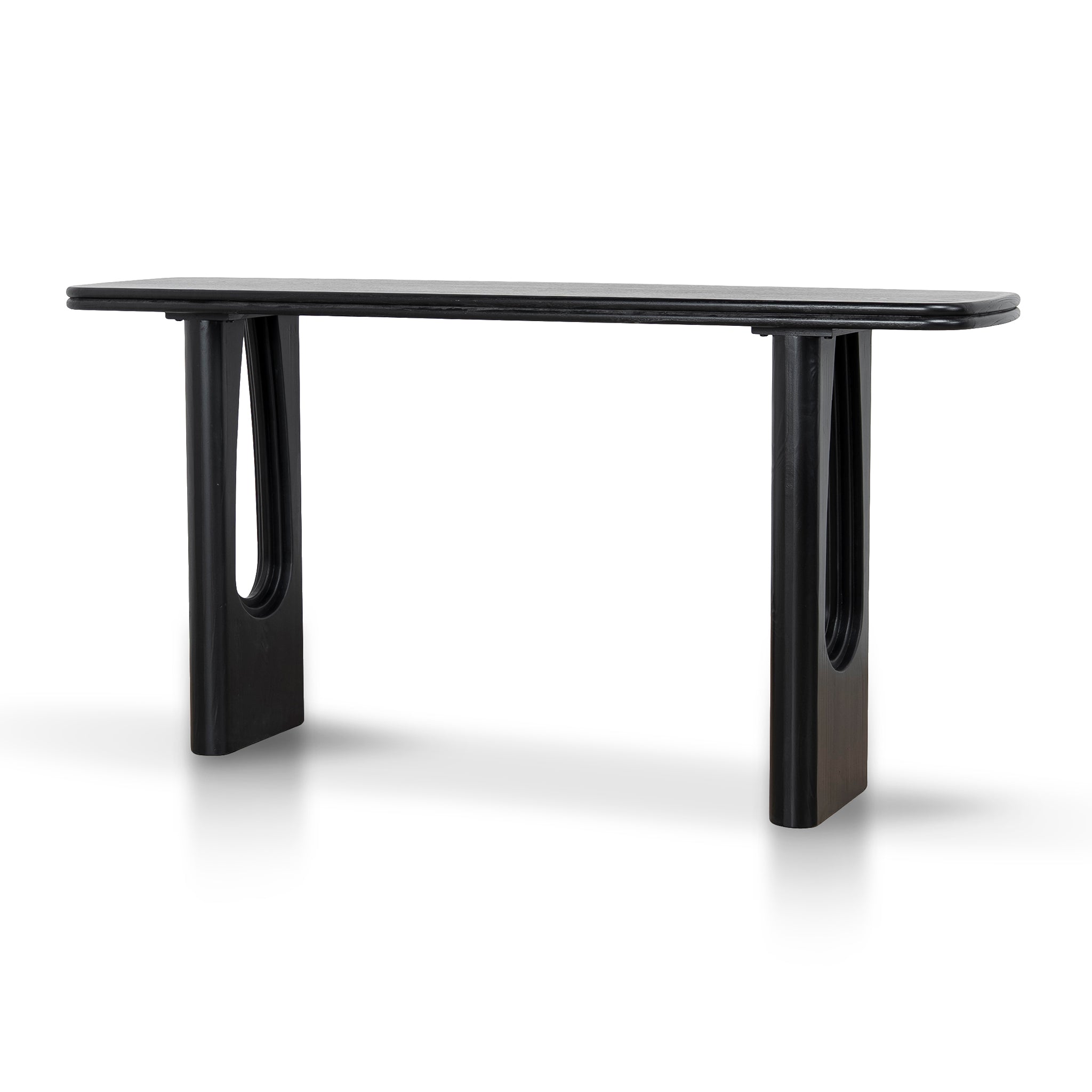 1.6m Console Table - Full Black - Auralin