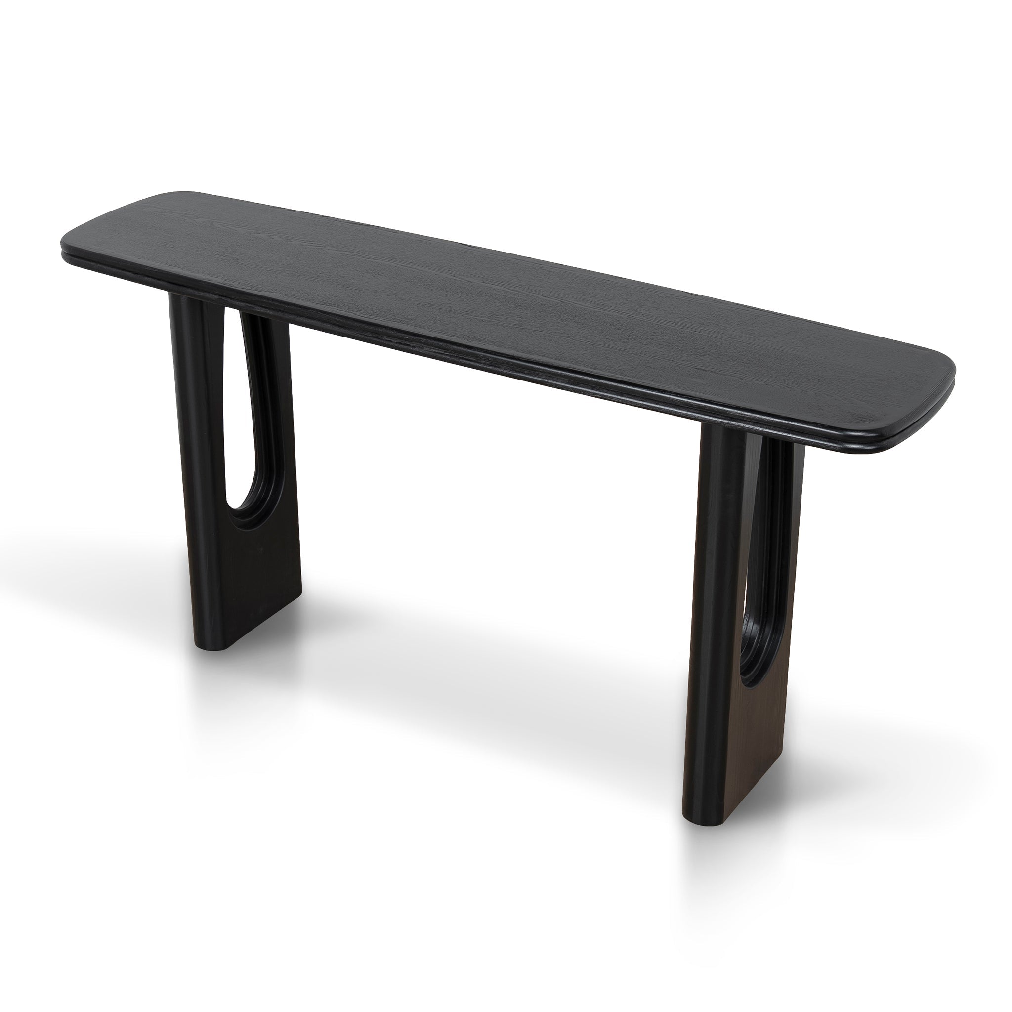 1.6m Console Table - Full Black - Auralin