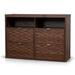 Showcasing Konenova 1.2m Buffet Unit - Walnut DT10962-IG Buffet by Calibre Furniturs