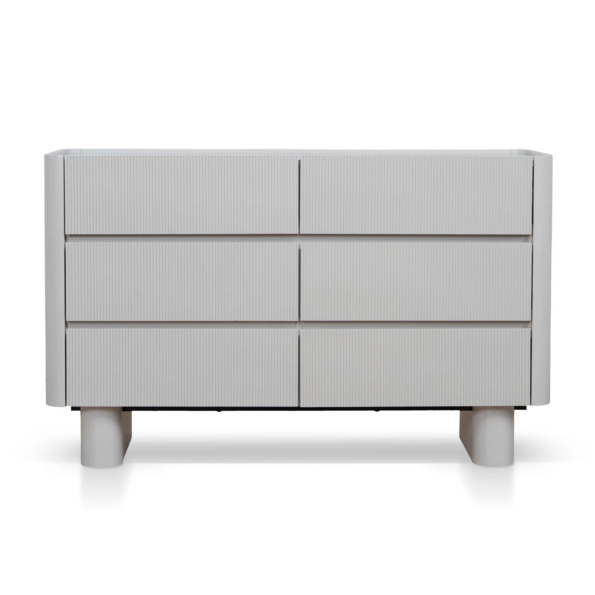 Showcasing Barivera 1.2m Chest of Drawer - Warm Grey DT10963-IG Chest by Calibre Furniturs