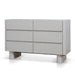 Showcasing Barivera 1.2m Chest of Drawer - Warm Grey DT10963-IG Chest by Calibre Furniturs