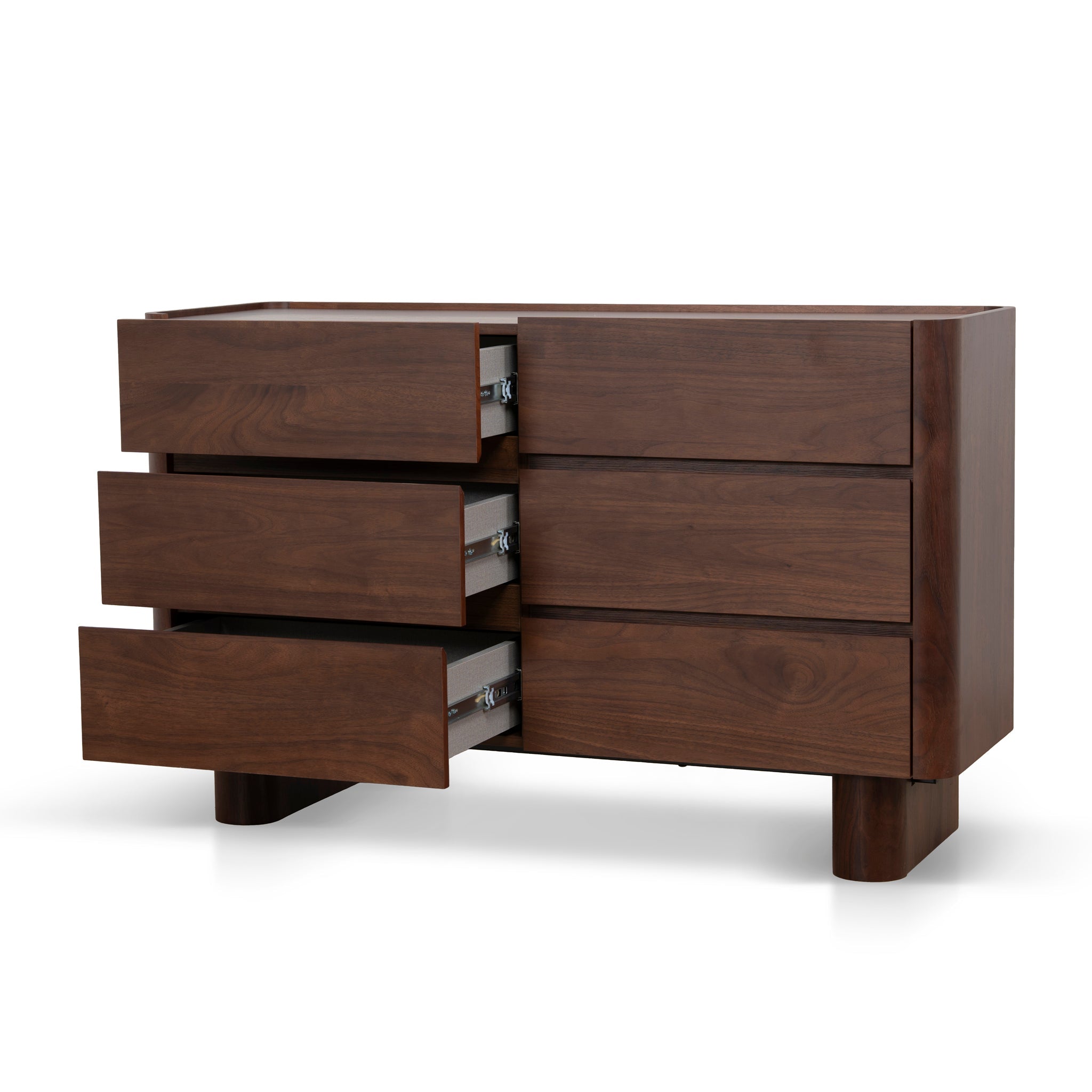 1.2m Chest of Drawer - Walnut