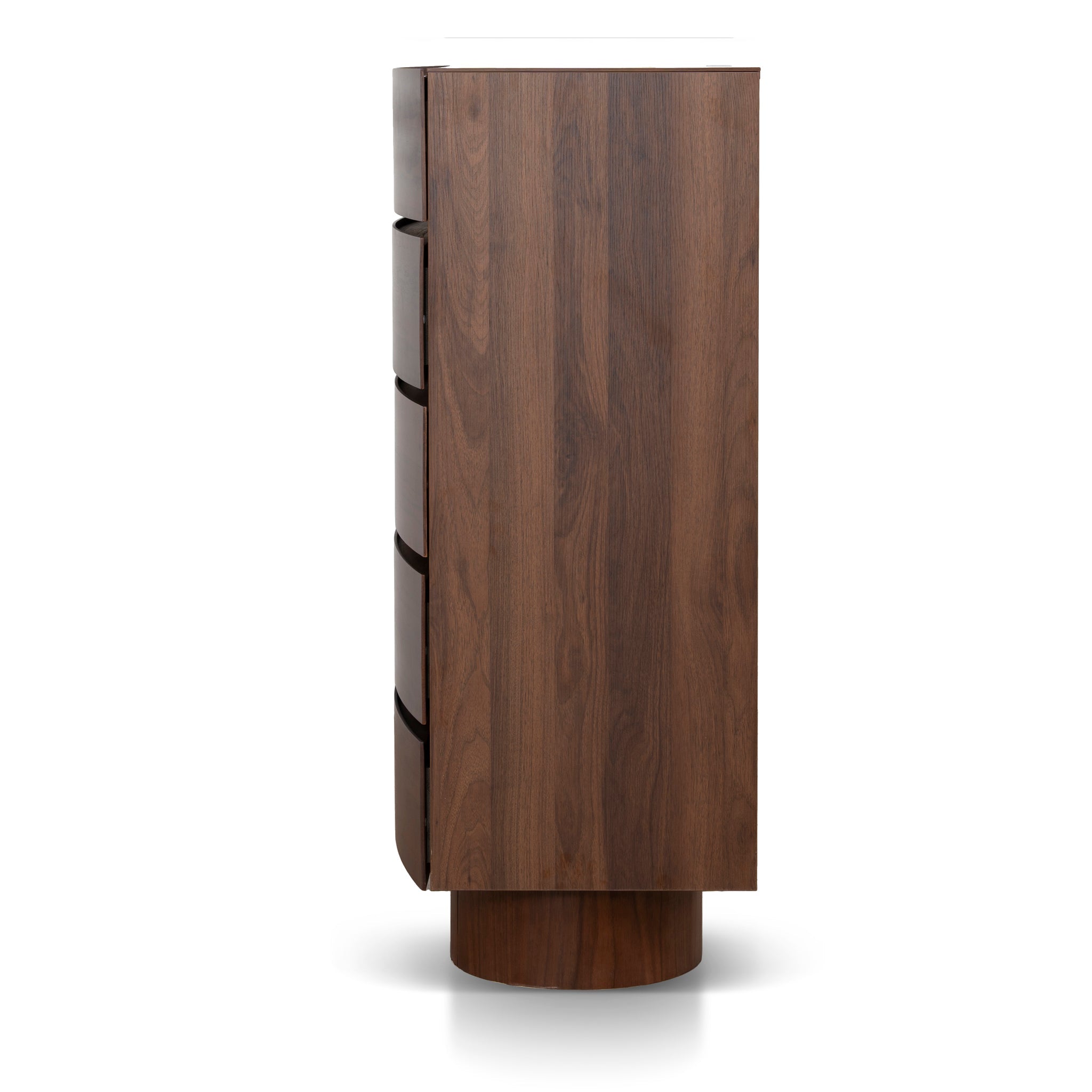CDT10966-IG 80cm Tallboy Drawer Chest - Walnut