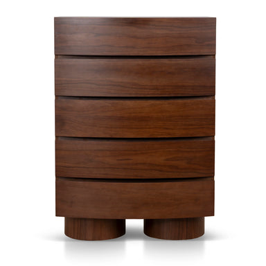 Showcasing Padora Tallboy Drawer Chest - Walnut DT10966-IG Chest by Calibre Furniturs