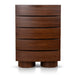 80cm Tallboy Drawer Chest - Walnut - image 2