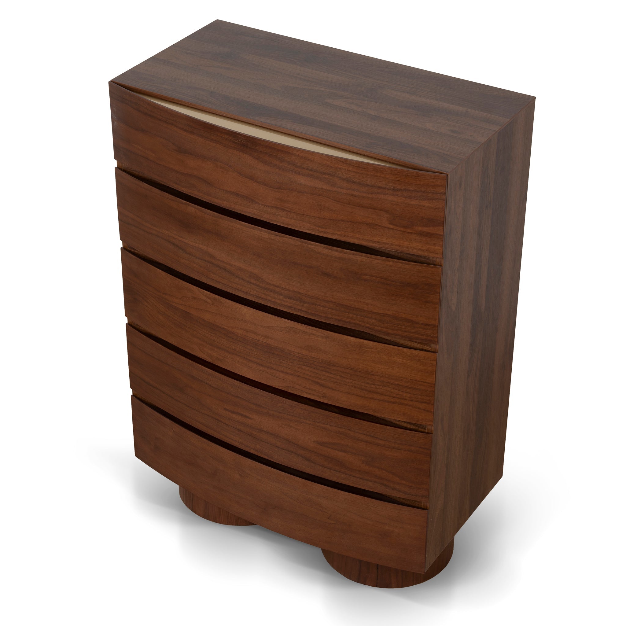 80cm Tallboy Drawer Chest - Walnut - image 6