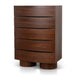 80cm Tallboy Drawer Chest - Walnut