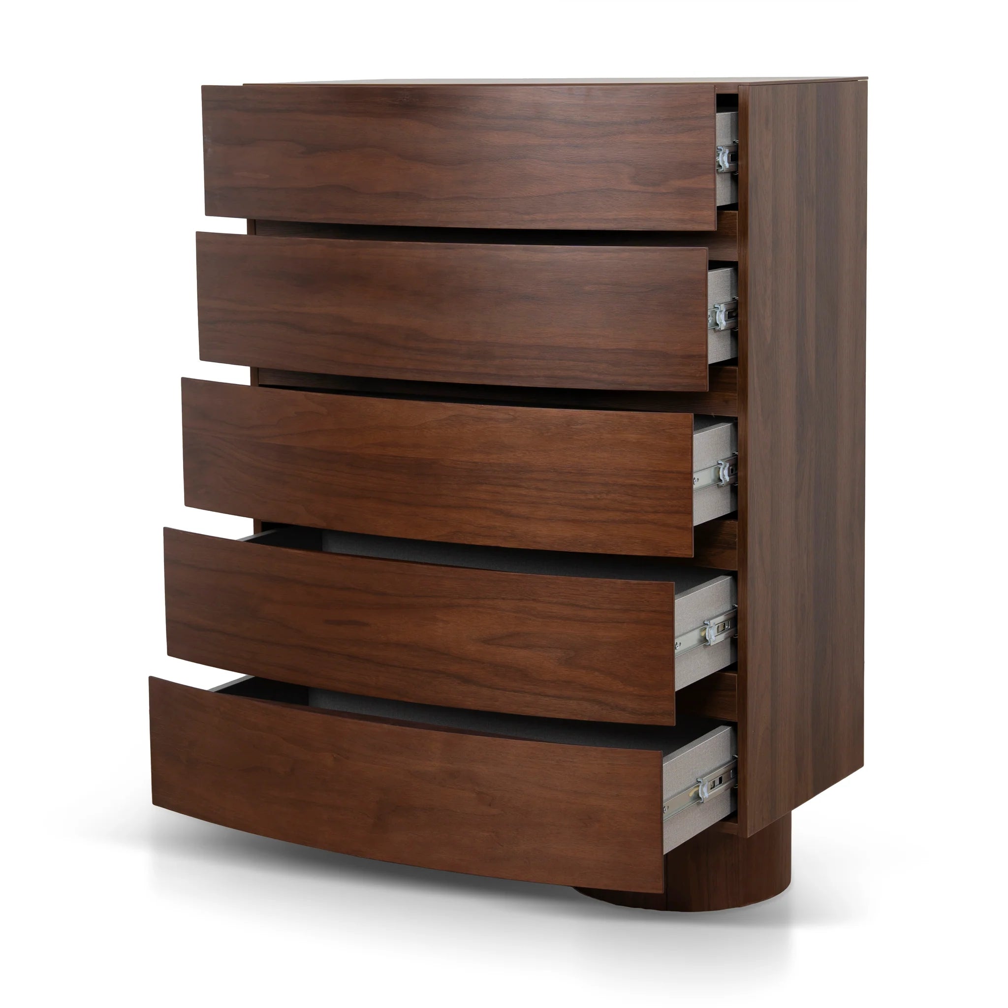 Showcasing Padora Tallboy Drawer Chest - Walnut DT10966-IG Chest by Calibre Furniturs