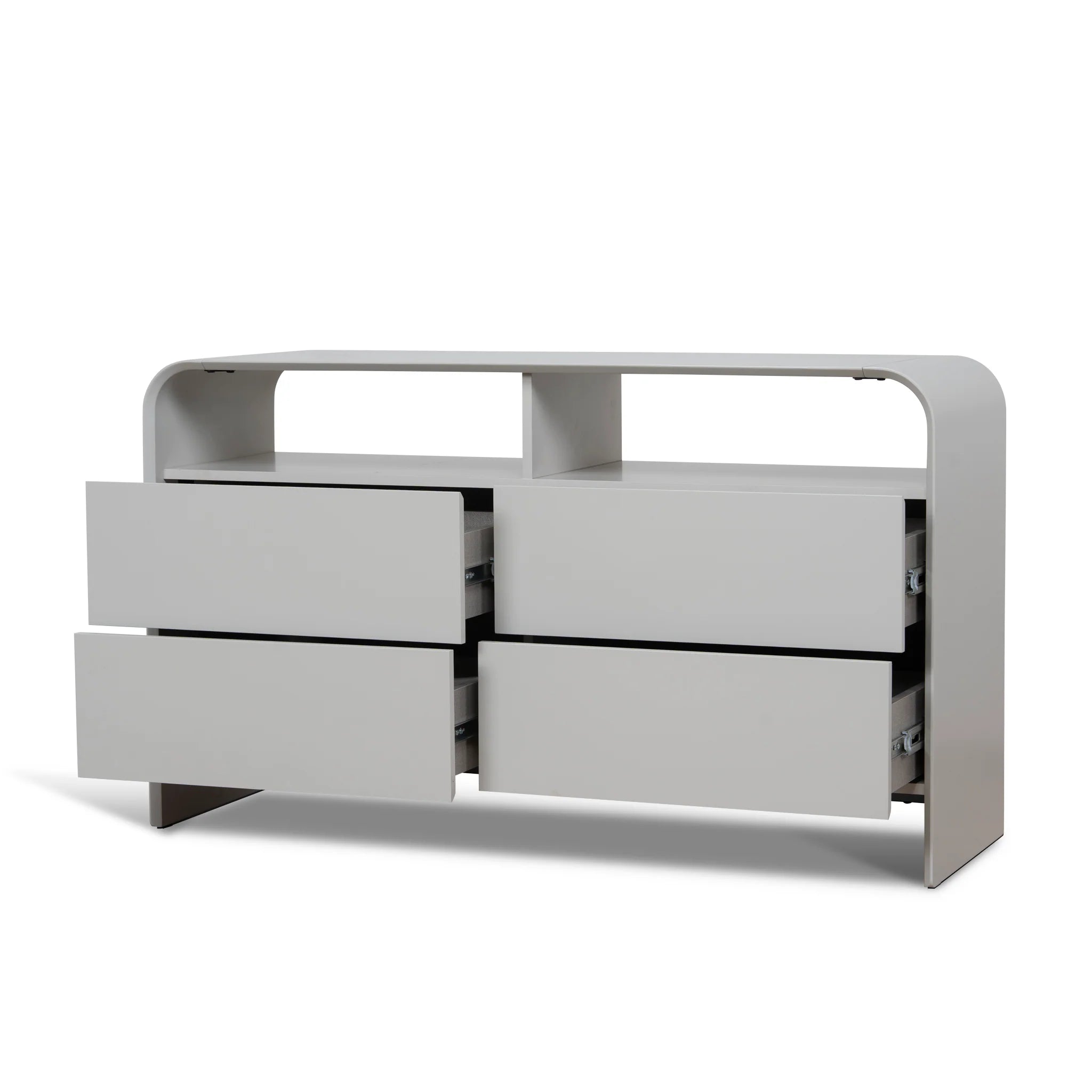 Showcasing Rivana 1.2m Buffet Unit - Warm Grey DT10967-IG Buffet by Calibre Furniturs