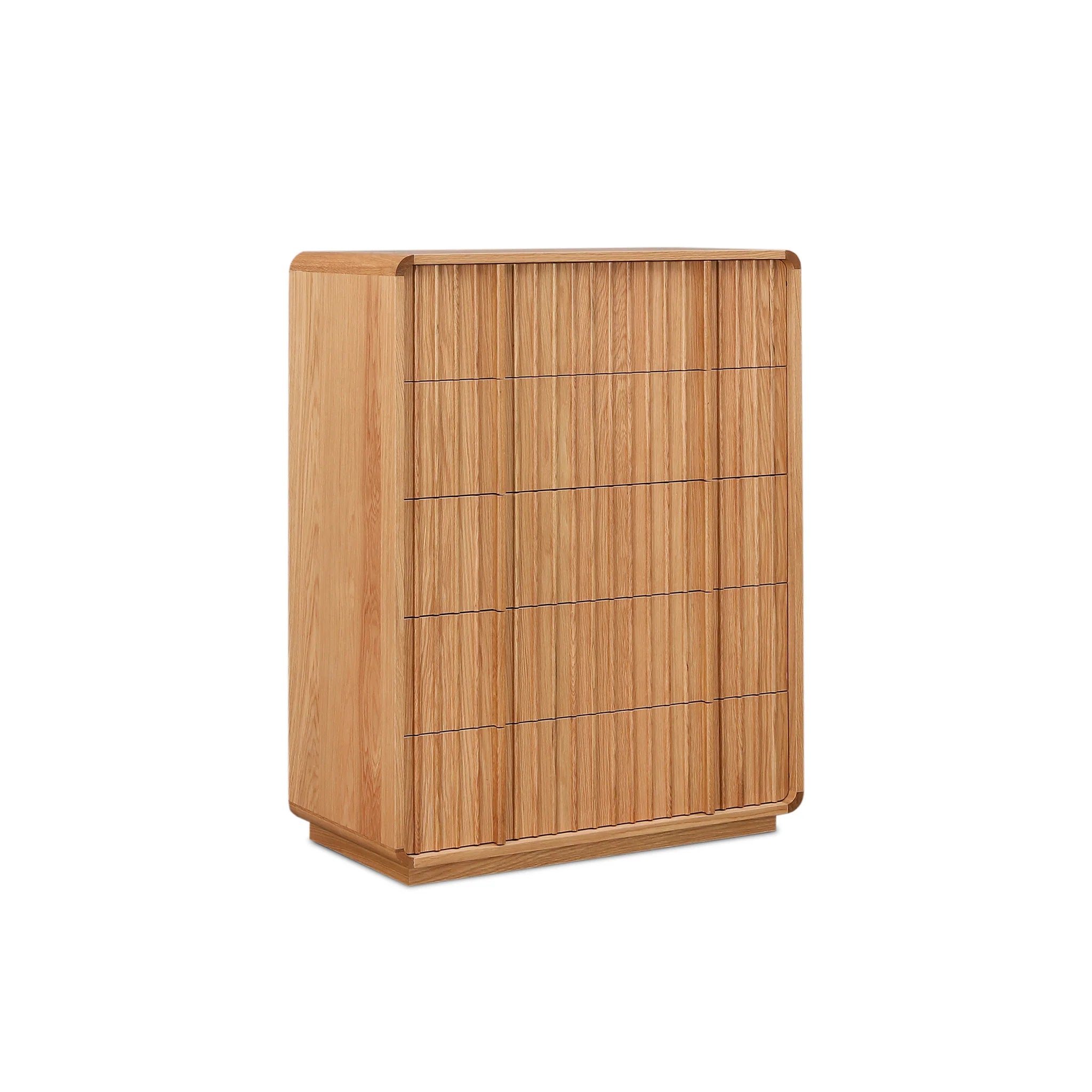 Showcasing Rosora Tallboy Drawer Chest - Natural DT10990-MA Chest by Calibre Furniturs