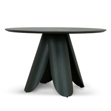 Showcasing Kidina Round Dining Table - Green DT12024-SD Dining Table by Calibre Furniturs