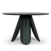 Showcasing Kidina Round Dining Table - Green DT12024-SD Dining Table by Calibre Furniturs